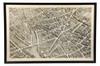 Appraisal: RARE ANTIQUE MAP - 'The Environs of Paris' by J