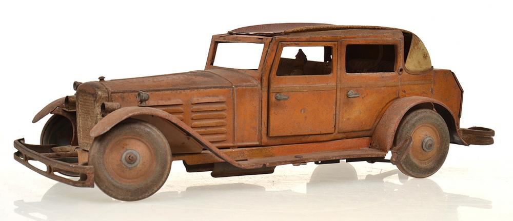 Appraisal: GUNTHERMANN TINPLATE CAR INCH A F