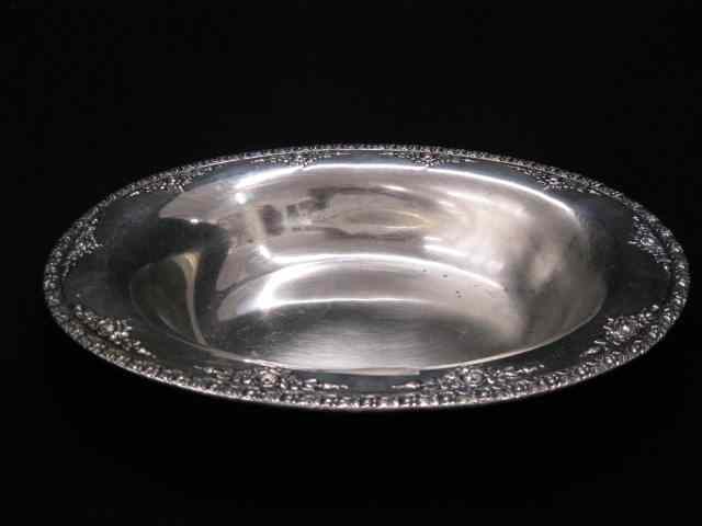 Appraisal: Wallace ''Normandie'' Sterling Silver Ovalserving bowl '' x '' grams