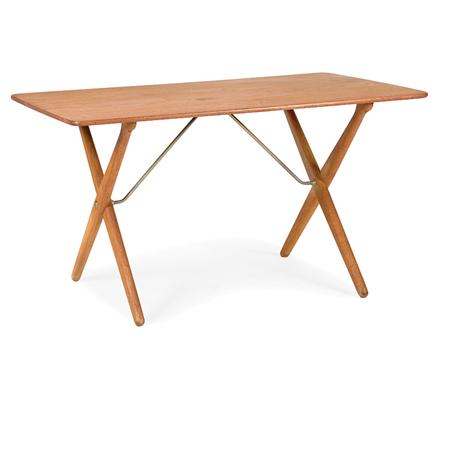 Appraisal: Hans Wegner Danish - Cross-Leg Low Table designed circa for