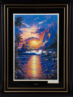 Appraisal: Christian R Lassen Hawaiian Heaven on Earth th c lithograph