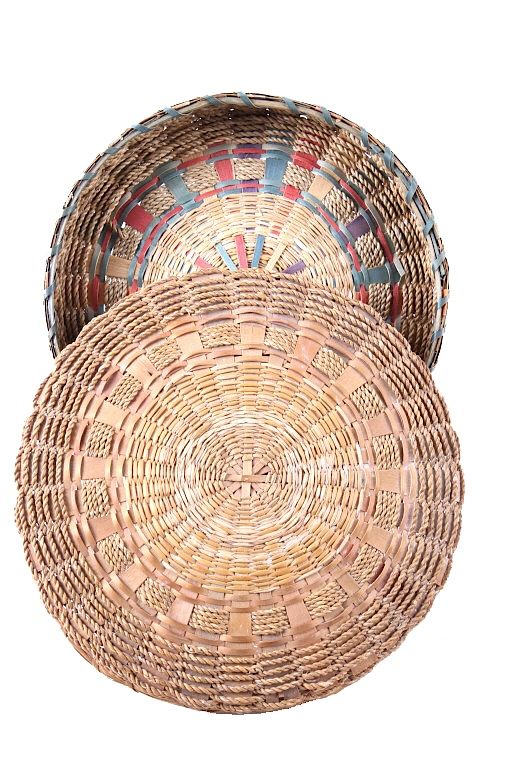 Appraisal: Wabanaki Indian Woven Sewing Basket c - This is an