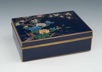 Appraisal: A Cloisonne Box by Inaba Japanese Of rectangular form with