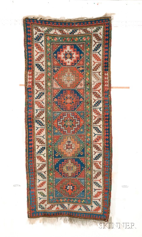 Appraisal: South Caucasian Long Rug last quarter th century even wear