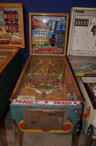 Appraisal: Williams Gusher Playfield Poor Backglass Poor Cabinet Fair Functionality Untested