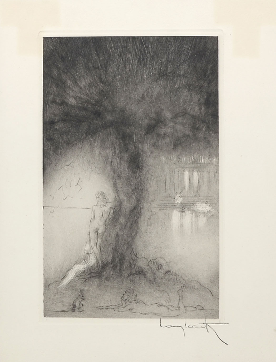 Appraisal: ICART Louis French - An Etching from the book Les