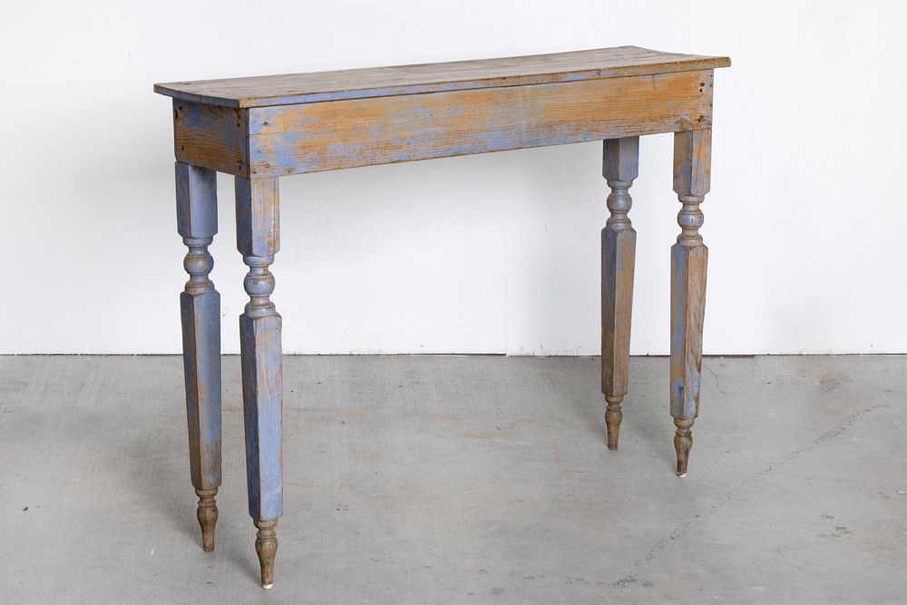 Appraisal: Mexico Wood Console Table Mexico Wood Console Table Wood Console