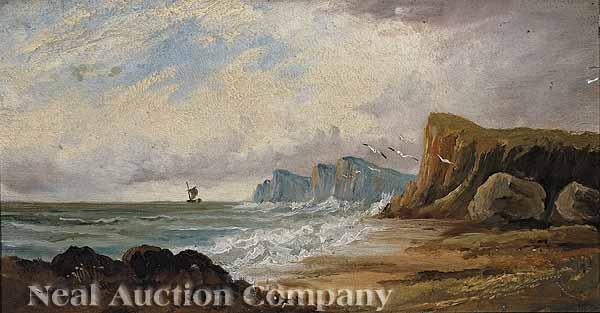 Appraisal: A Group of Three Landscape Paintings including J Lewis English