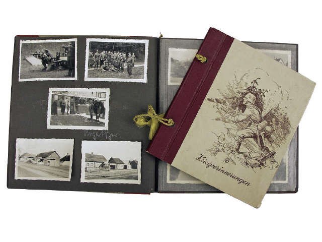 Appraisal: German WWII Soldier's photo albums spanning - post war some