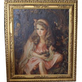 Appraisal: Amanda Sewell New York - portrait of a young girl