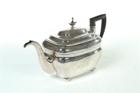 Appraisal: SILVER TEAPOT Marked for Isaac Hutton - Albany New York