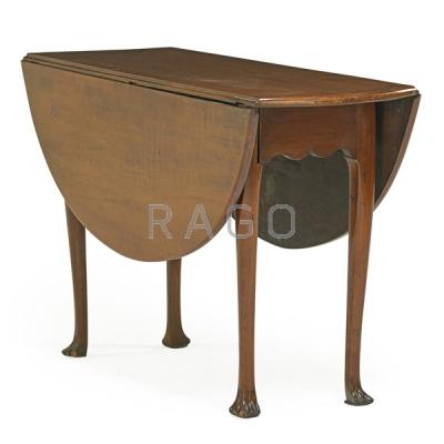 Appraisal: DELAWARE VALLEY QUEEN ANNE DROP LEAF TABLE Condition Report