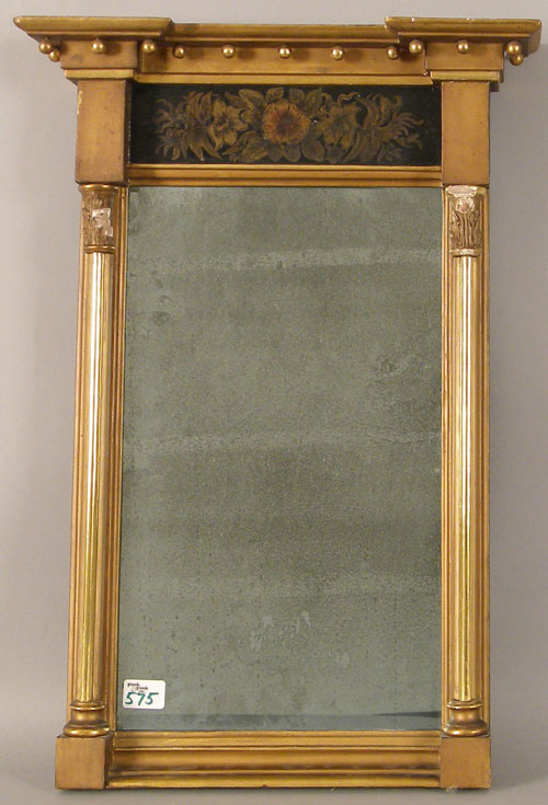 Appraisal: Federal giltwood mirror th c l w