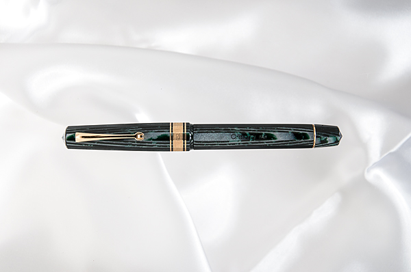 Appraisal: Omas Extra - Blue with silver highlights Celluloid Collection fountain