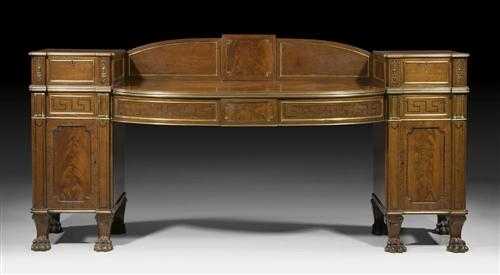 Appraisal: SIDEBOARD AUX PATTES DE LIONS George III England th century