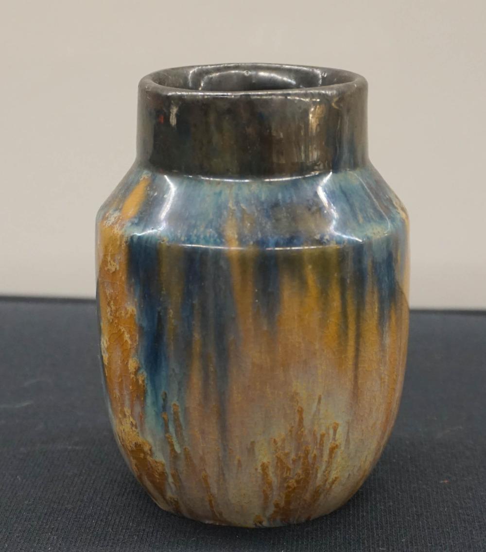 Appraisal: FULPER VARICOLORED FLAMB GLAZED POTTERY VASE H IN CM Fulper