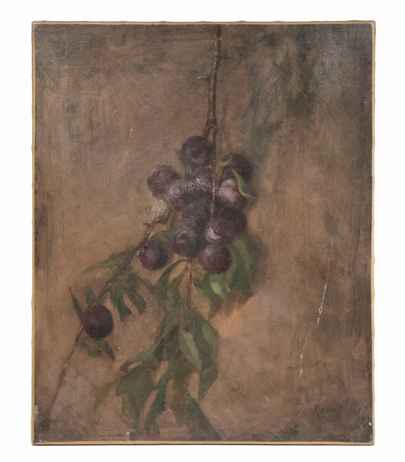 Appraisal: MORSTON REAM NY OH - Study of a Plum Branch