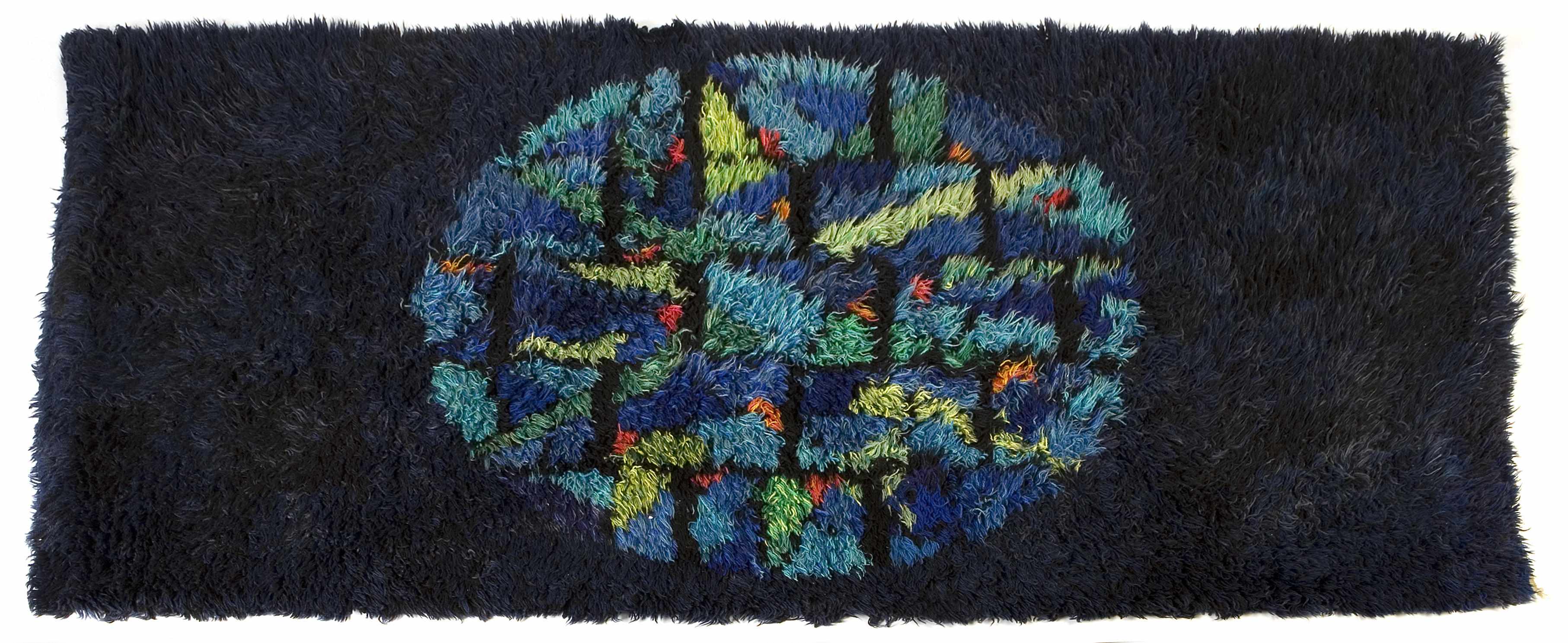 Appraisal: A Scandinavian shag wool rug circa dimensions x in