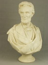 Appraisal: SCULPTURE- Original plaster Life Portrait Bust of Abraham Lincoln executed