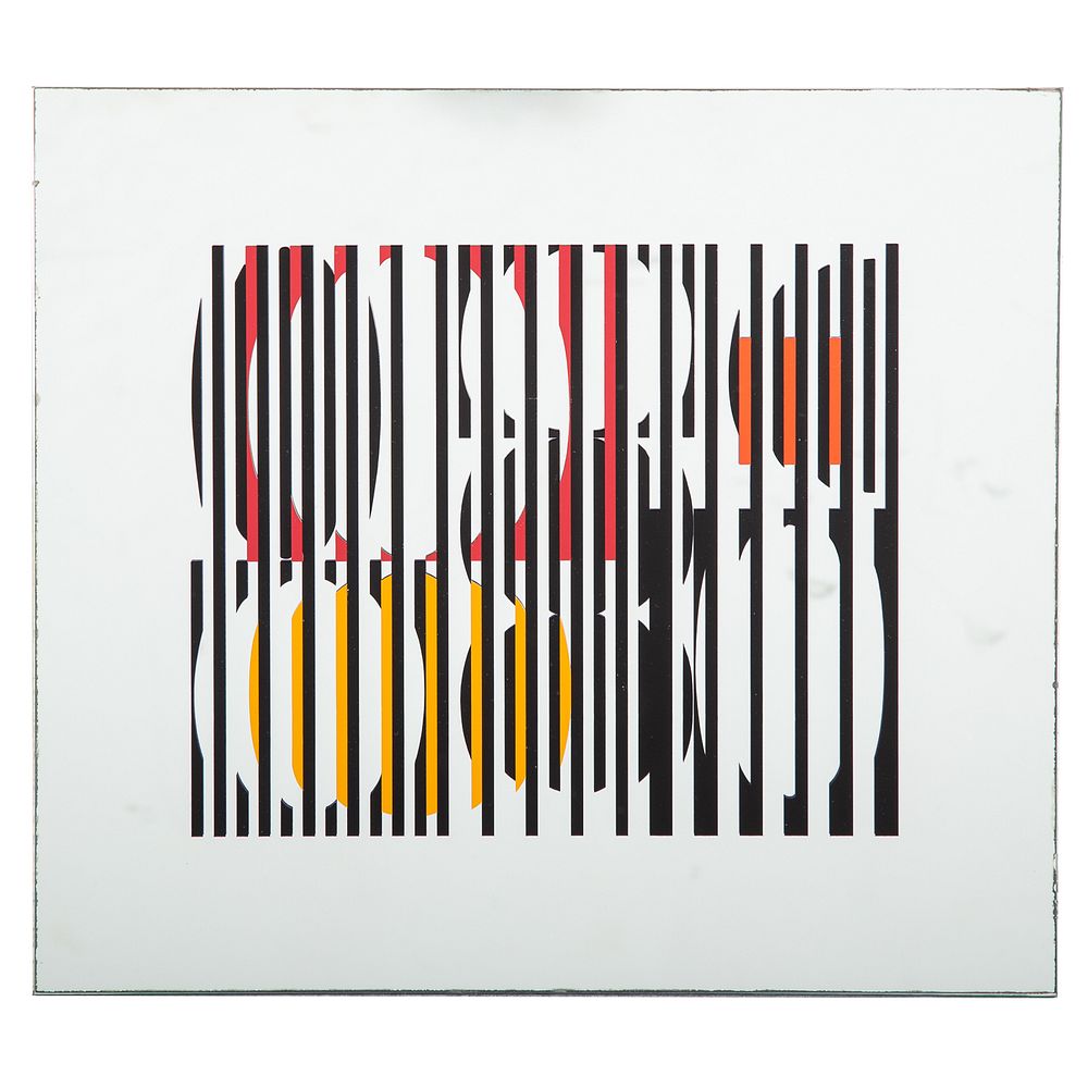 Appraisal: Yaacov Agam Birth serigraph on mirror Israeli b Serigraph on