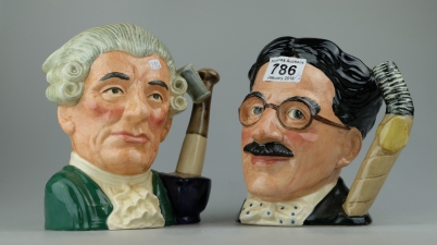 Appraisal: Royal Doulton Large Character Jug Groucho Marx D and Apothecary