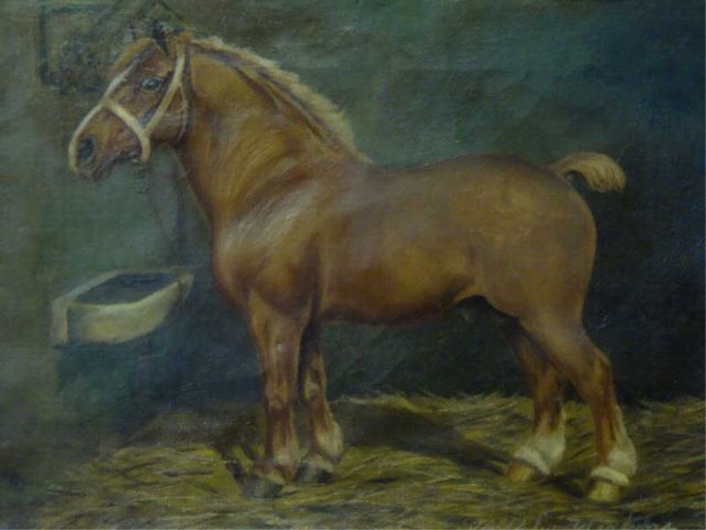 Appraisal: WESTEROP Wilhelm c O C of Working Horse Signed lower