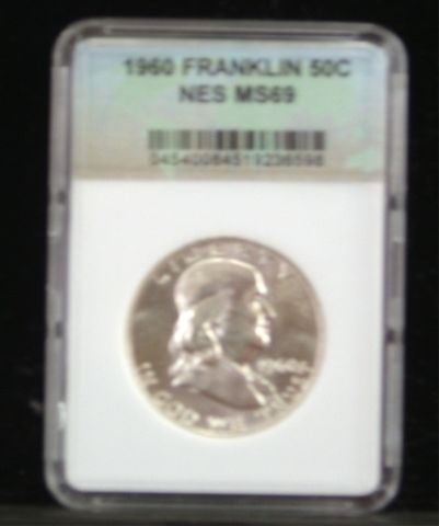 Appraisal: FRANKLIN SILVER HALF DOLLAR MS