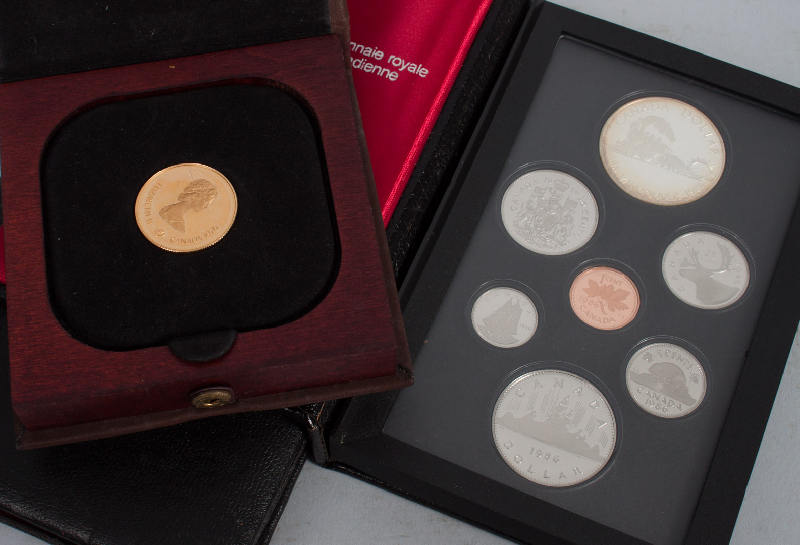 Appraisal: Canada Gold Olympic coin and proof sets comprising Olympic commemorative