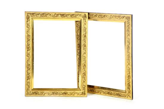 Appraisal: TWO FRAMES American or European st half- th century Gilt