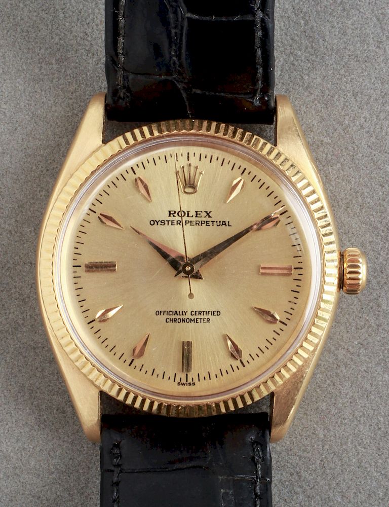 Appraisal: K Gold Rolex Oyster Perpetual Chronometer Watch K yellow gold