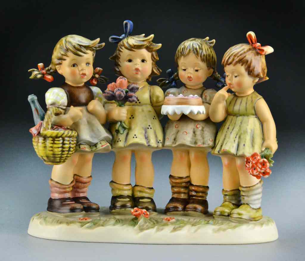 Appraisal: Large Hummel Figure ''We Wish You the Best'' depicting four