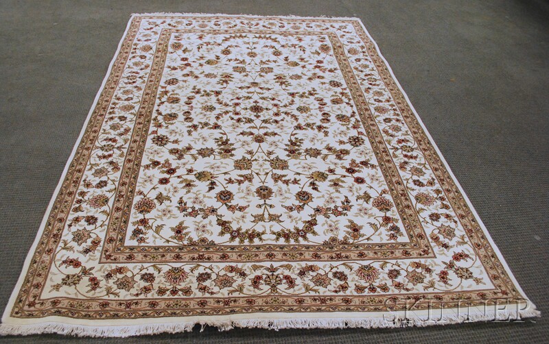 Appraisal: Small Indo-Persian Carpet th century ft in x ft in