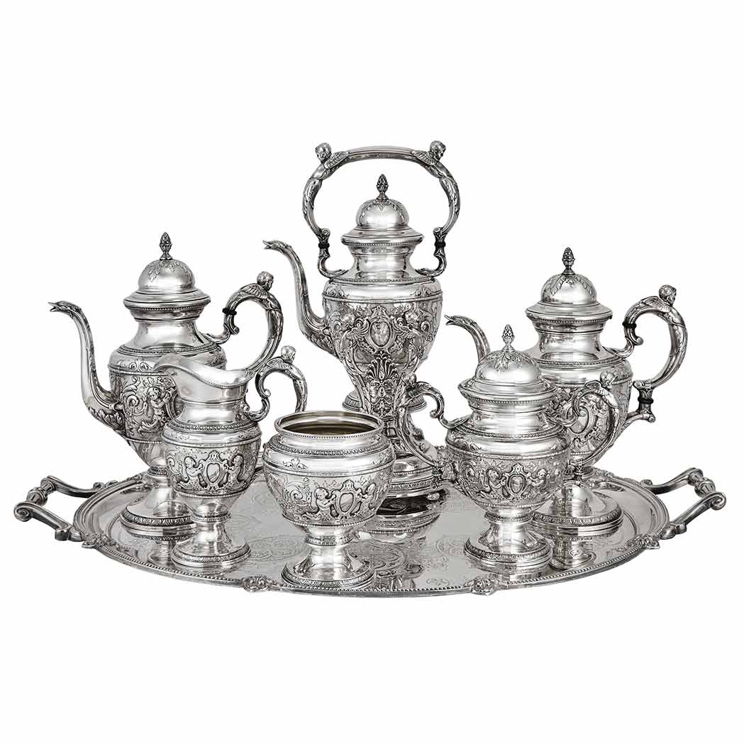 Appraisal: Meriden Britannia Company Sterling Silver Coffee and Tea Service First