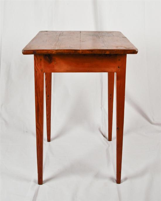 Appraisal: A th C Pine Work Tavern Table with an overhanging