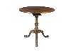 Appraisal: A GEORGE III MAHOGANY TRIPOD TABLE the circular top on