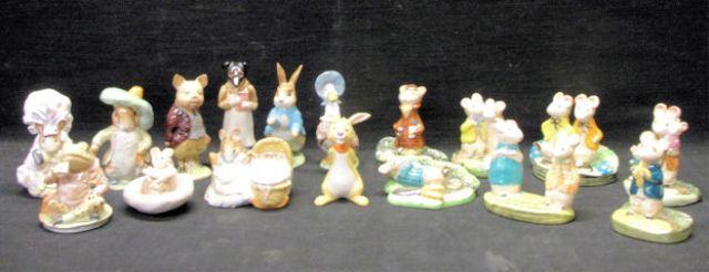 Appraisal: BESWICK Lot of Figurines Beatrix Potter Kitty MacBride Disney From