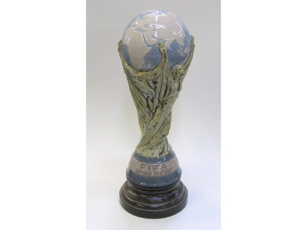 Appraisal: Lladro model of the Fifa World Cup with printed marks