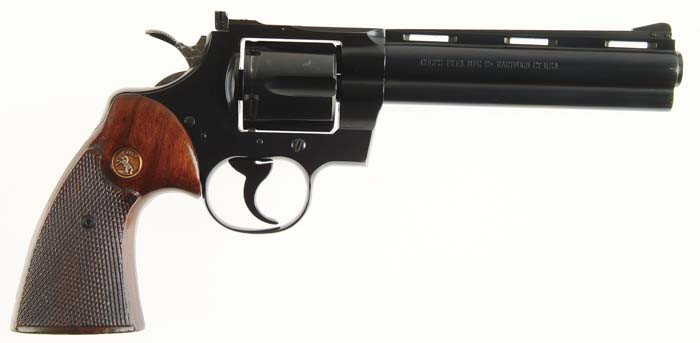 Appraisal: COLT PYTHON DA REVOLVER Cal Mag SN Blued finish standard