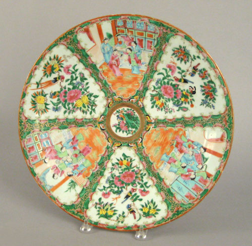 Appraisal: Chinese export rose medallion charger th c dia