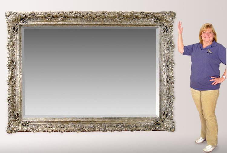 Appraisal: FT X FT WINDSOR ART SILVER GILT MIRROR '' x