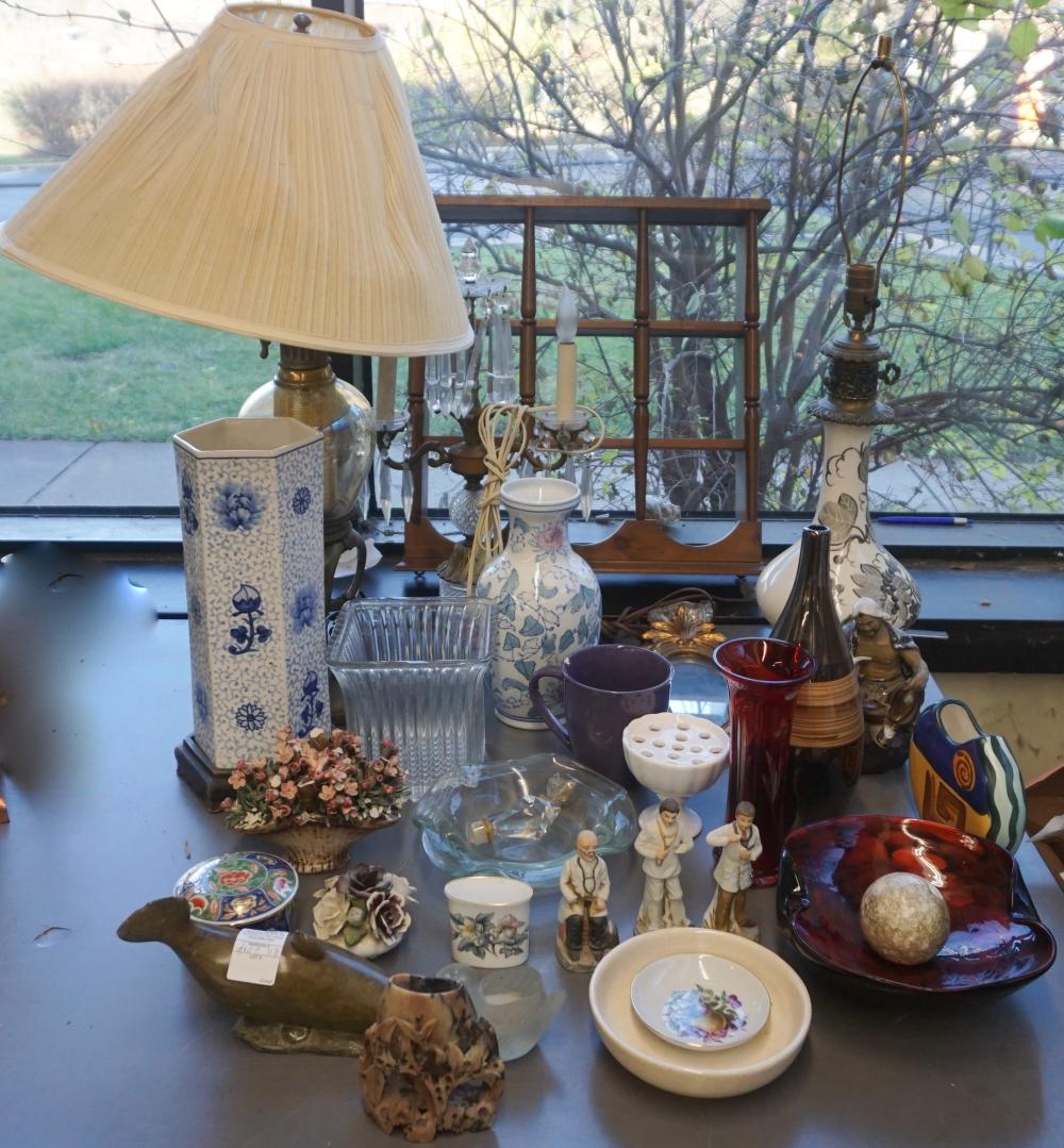 Appraisal: Collection of Mostly Ceramic and Glass Table Articles including Canadian