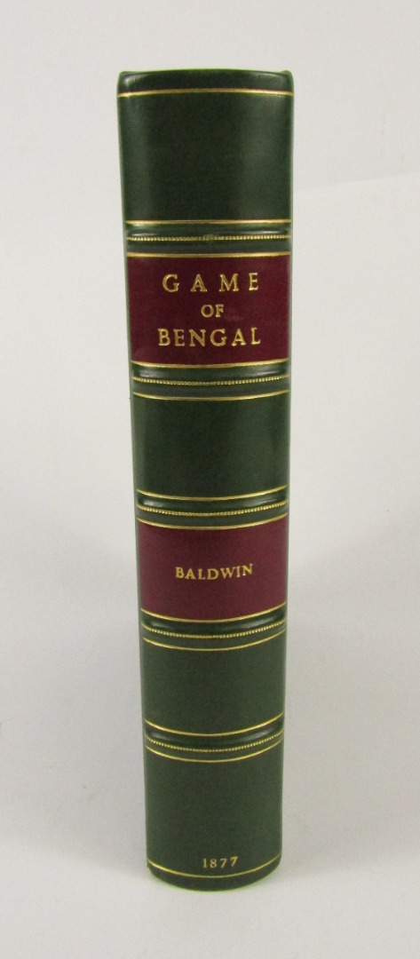 Appraisal: Baldwin J H Capt The Large and Small Game of