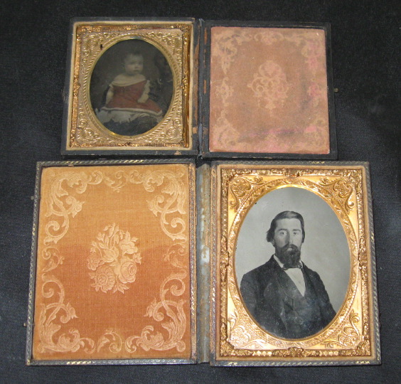 Appraisal: Two Daguerreotypes third quarter th century one an extremely rare