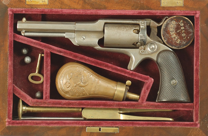 Appraisal: REMINGTON BEALS THIRD MODEL PERCUSSION POCKET REVOLVER caliber octagonal barrel