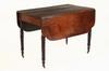 Appraisal: DINING TABLE - Sheraton period mahogany drop leaf dining table