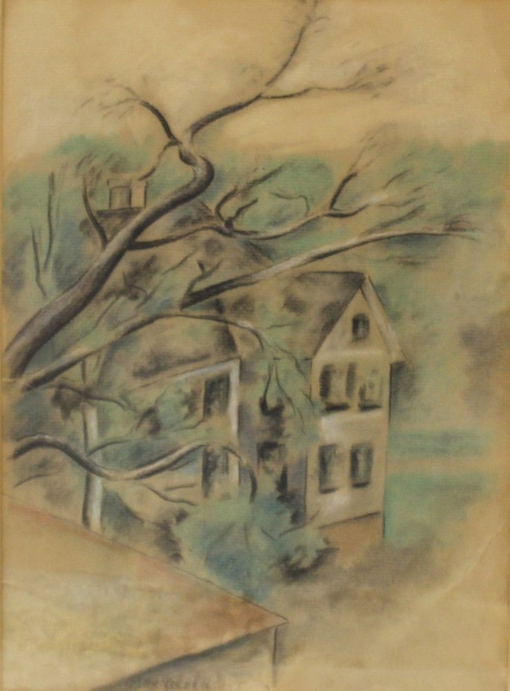 Appraisal: Max Weber USA Fr Russian - Signed Watercolor Signed bottom