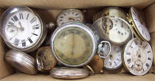 Appraisal: Sundry ladies' and gentlemens' pocket watches in dilapidated state