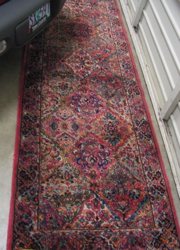 Appraisal: KARASTAN AMERICAN ORIENTAL RUNNER multicolor panel Kerman design machine loomed