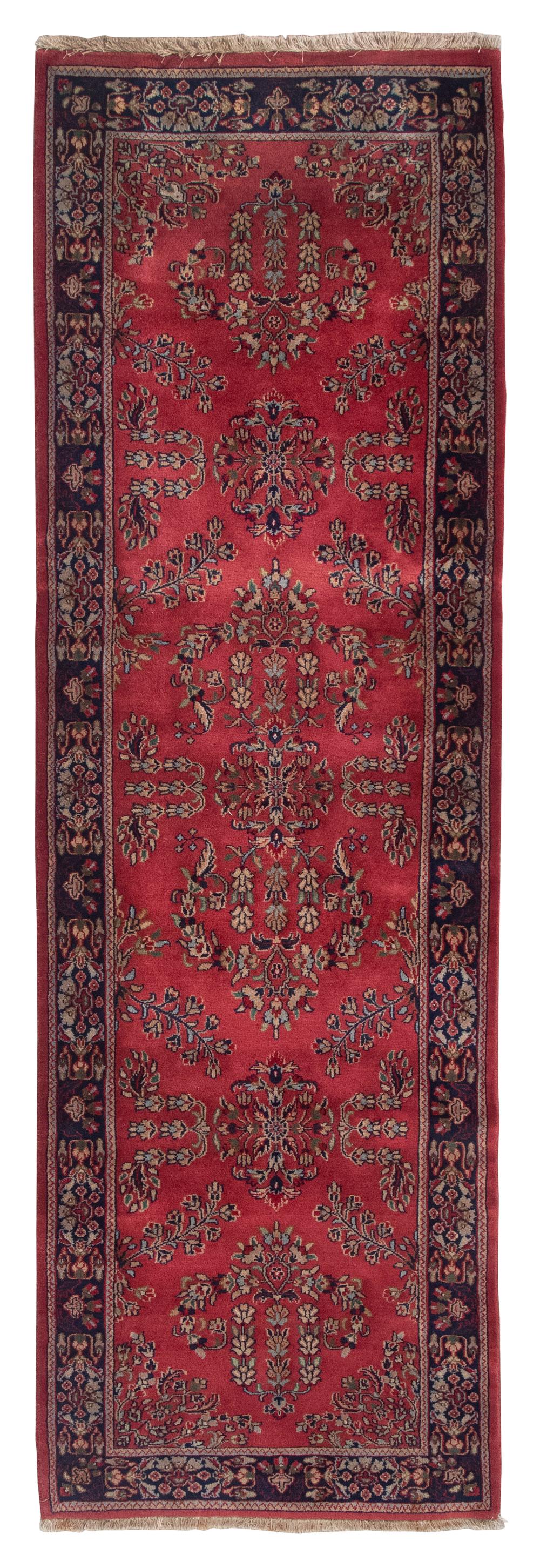 Appraisal: SAROUK DESIGN RUNNER X LATE TH CENTURYSAROUK DESIGN RUNNER '