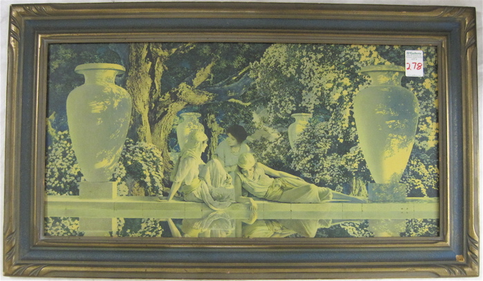 Appraisal: MAXFIELD PARRISH COLOR PRINT Garden of Allah c in its